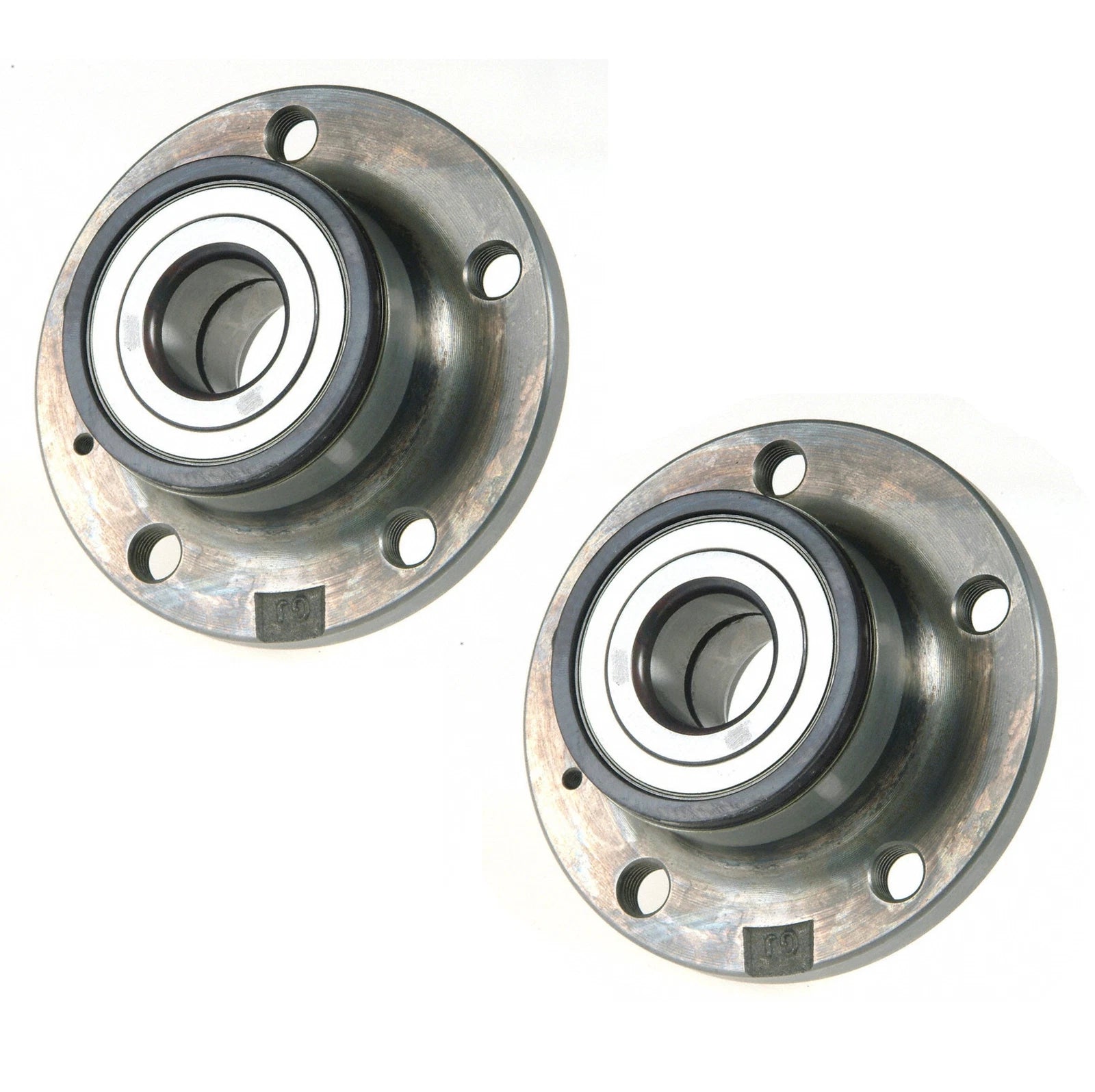 Set of 2 Rear Moog Wheel Bearing Hub Kit for Audi TT VW CC Golf Jetta GTI