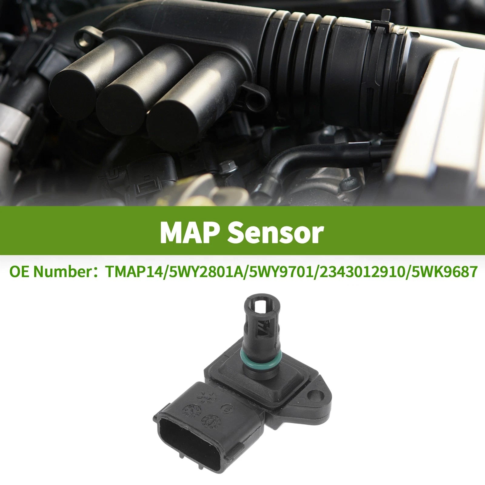 MAP Sensor for Nissan Micra C+C III (2005–2009) No.TMAP14