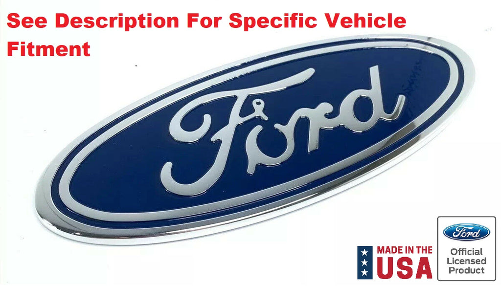 Rear Tailgate Ford Oval Emblem Replacement for Ford F-150 (2016–2019)