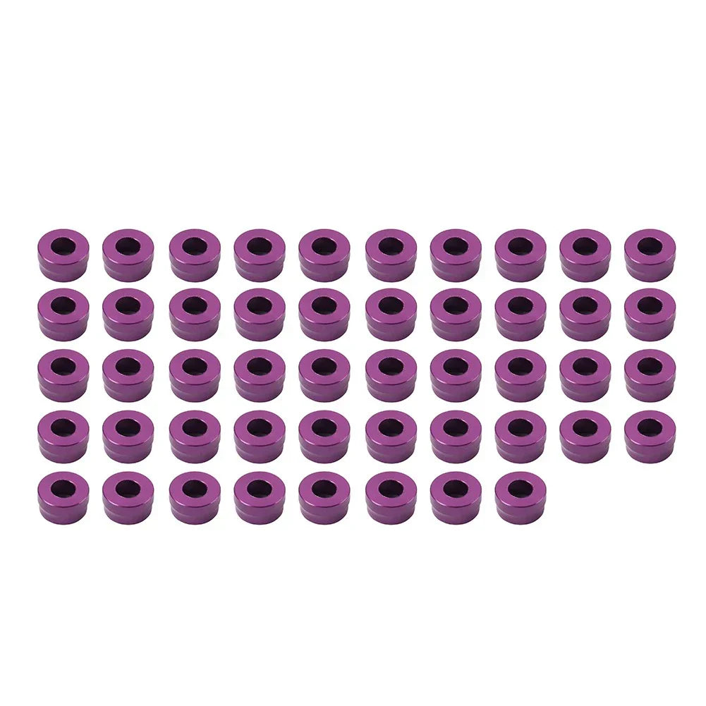 48X Purple Engine Bolt Topper Caps for Harley Twin Cam Softail Dyna