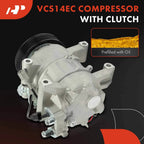 A/C Compressor with Clutch for Nissan Altima (2007-2018) Rogue 2.5L