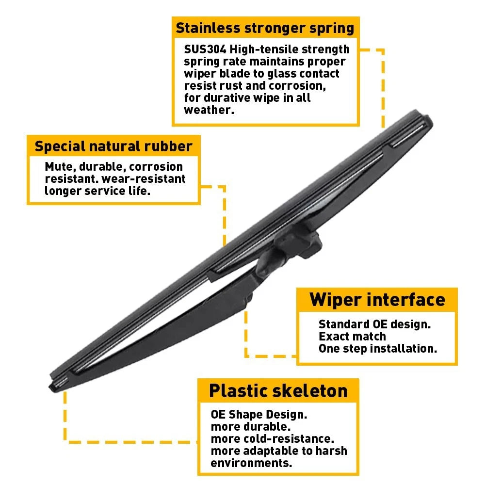 Rear Wiper Arm & Blade for Toyota 4Runner (2003–2009)
