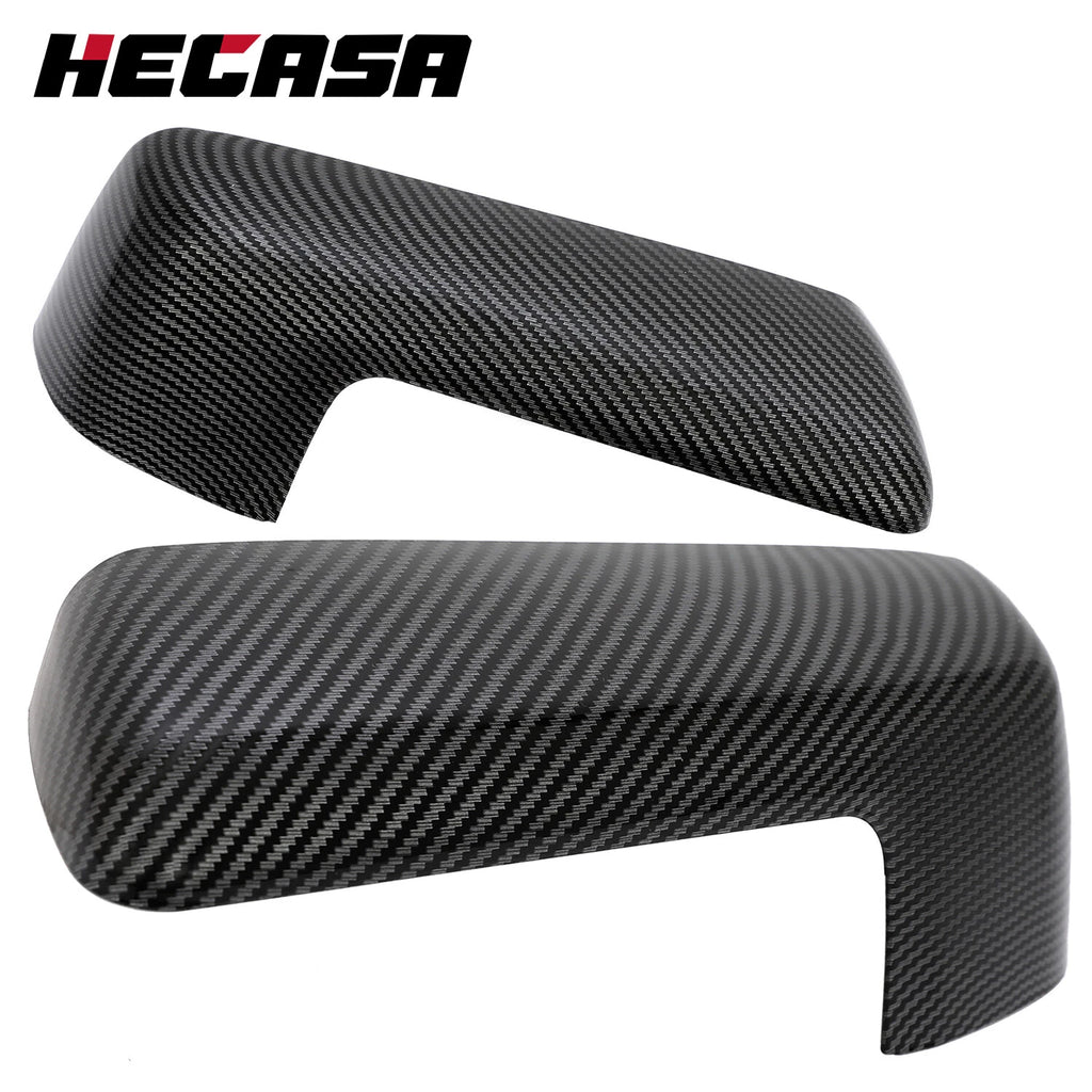 Upper Top Half Mirror Cover for GMC Sierra 1500 (2019–2024) Carbon Fiber