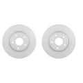 Set of 2 Bosch QuietCast Front Disc Brake Rotors for Mazda 3 Sport (2014–2021)
