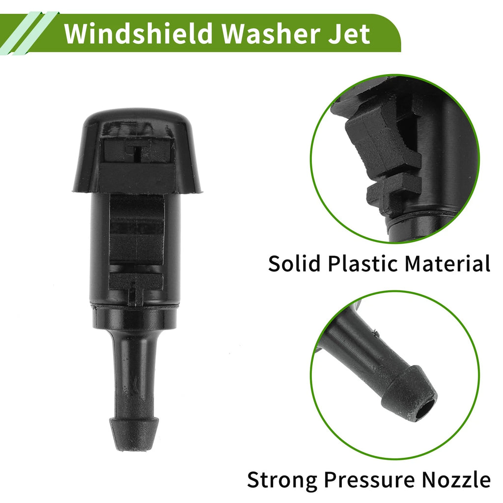 Windshield Washer Nozzle with Hose Connector for Dodge (No. 5113049AA)