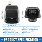 2pcs LED License Plate Light 26510-ZP50A for Nissan Frontier (2005–2019)
