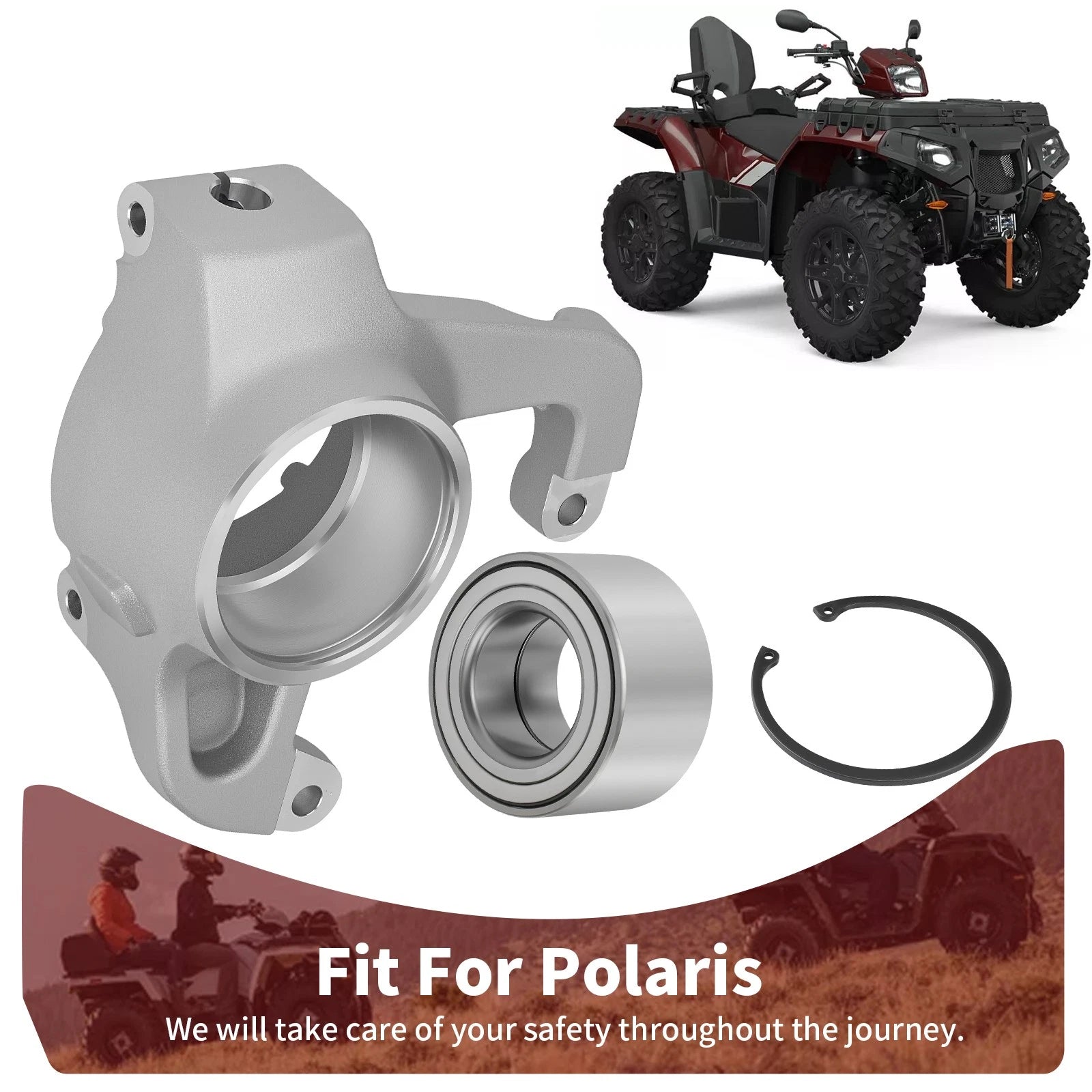 Steering Knuckle Bearing Kit for Polaris Sportsman Scrambler (2008-2021)