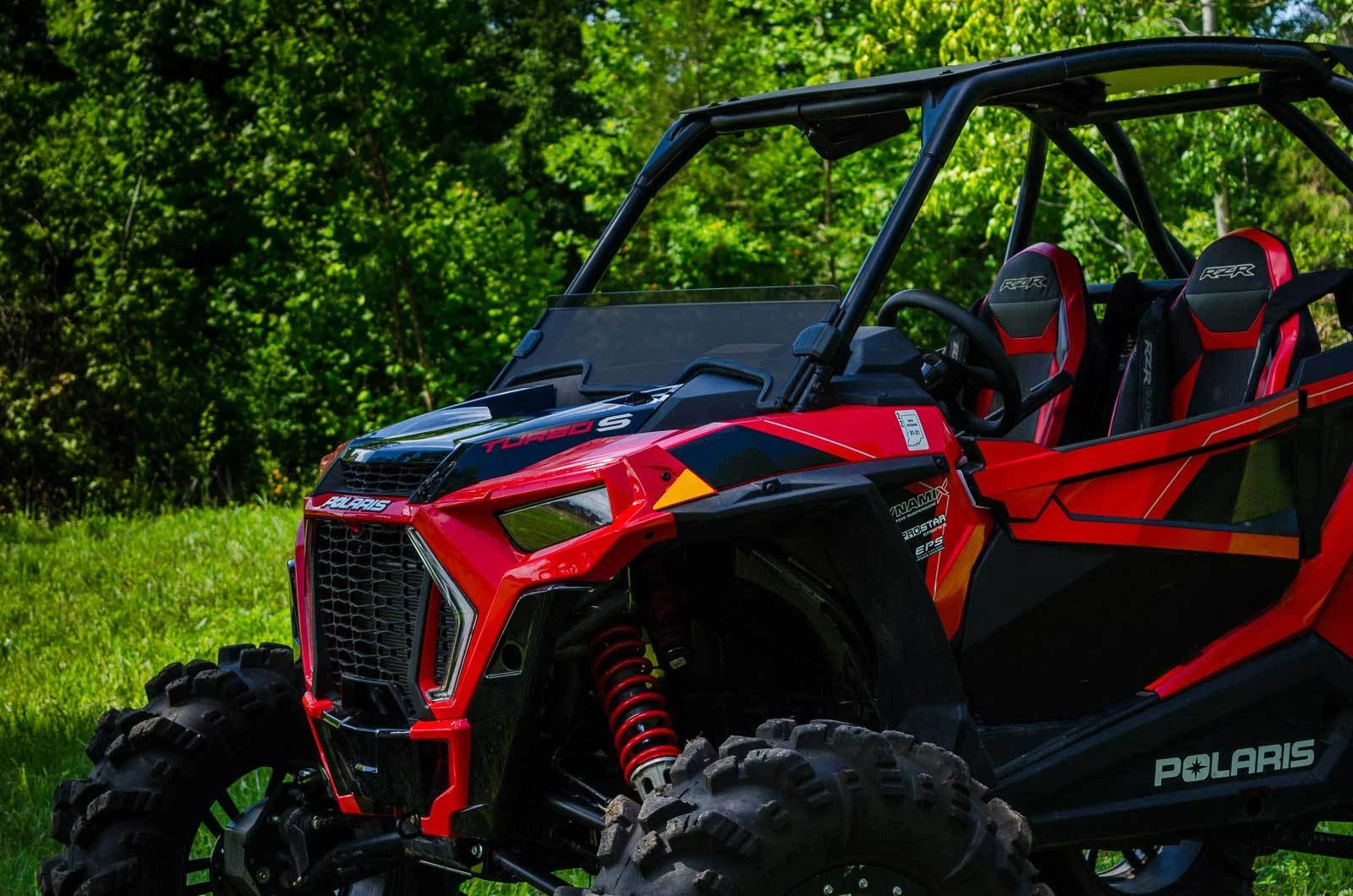 Dark Tint Half Windshield for Polaris RZR XP Turbo (2019–2021)
