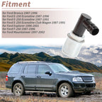 PCV Valve for Ford Bronco (1987–1996) 19313317 Plastic Metal Black Silver