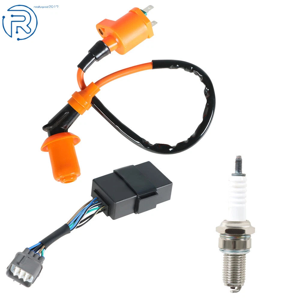 Ignition Coil CDI Spark Plug for Honda FourTrax 300 TRX300 (1998–2000)