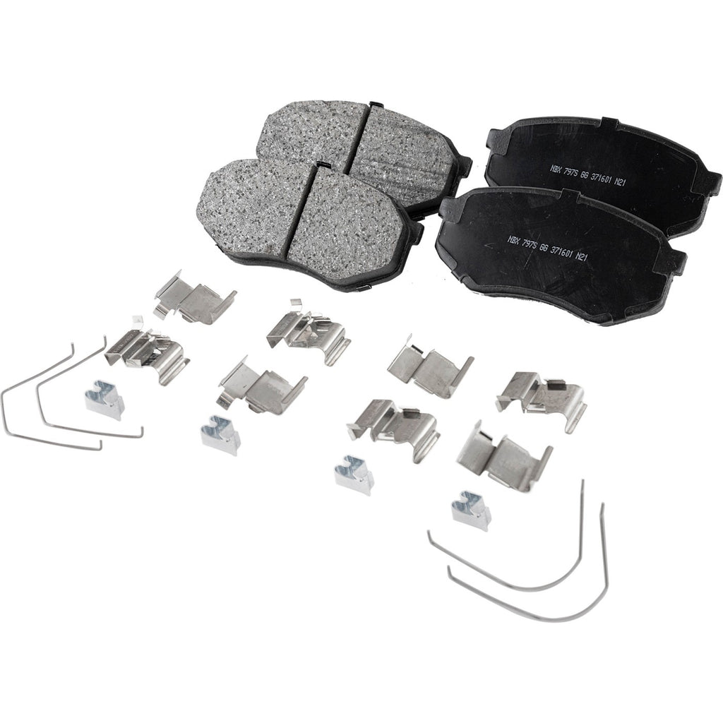 Set of 4 Ceramic Brake Pads for Toyota Cressida (1989–1992)