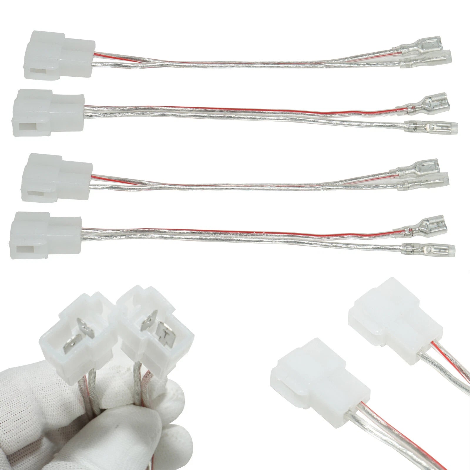 2X Car Door Speakers Wire Harness Adapters for Nissan Sentra Pathfinder (1987–1990)