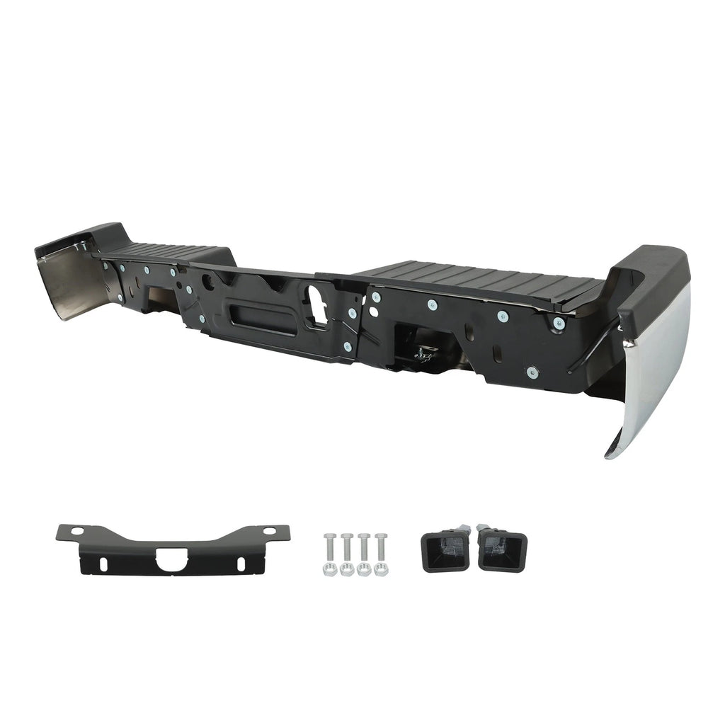 Chrome Rear Step Bumper Assembly for Ford F-250 F-350 (2017-2022)