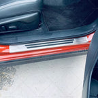 Set of 4 Steel Door Sill Protector Trim Scuff Plates for Subaru Crosstrek (2023)