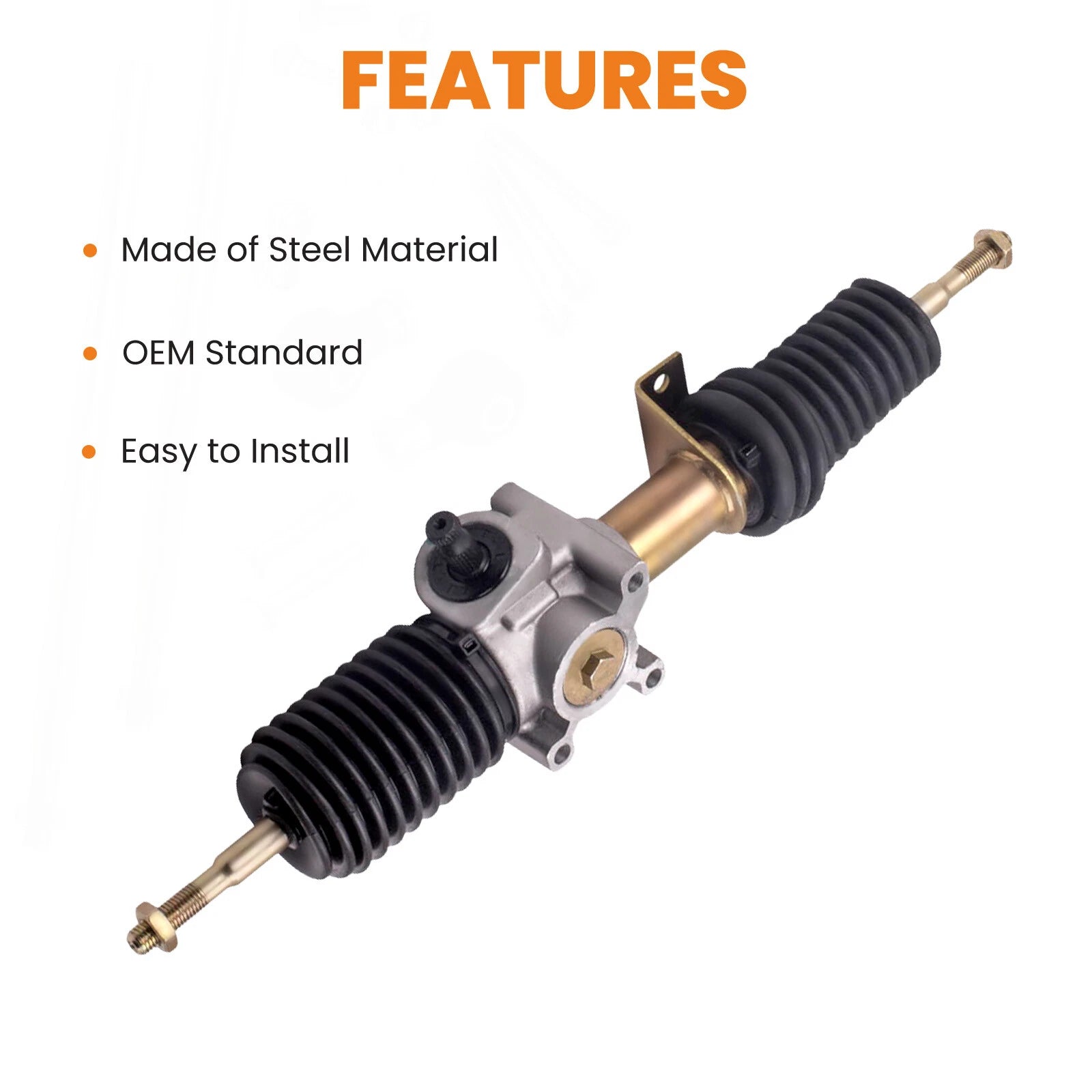 Steering Rack & Pinion with Tie Rod Ends for Polaris RZR S 800 EFI (2009–2014)