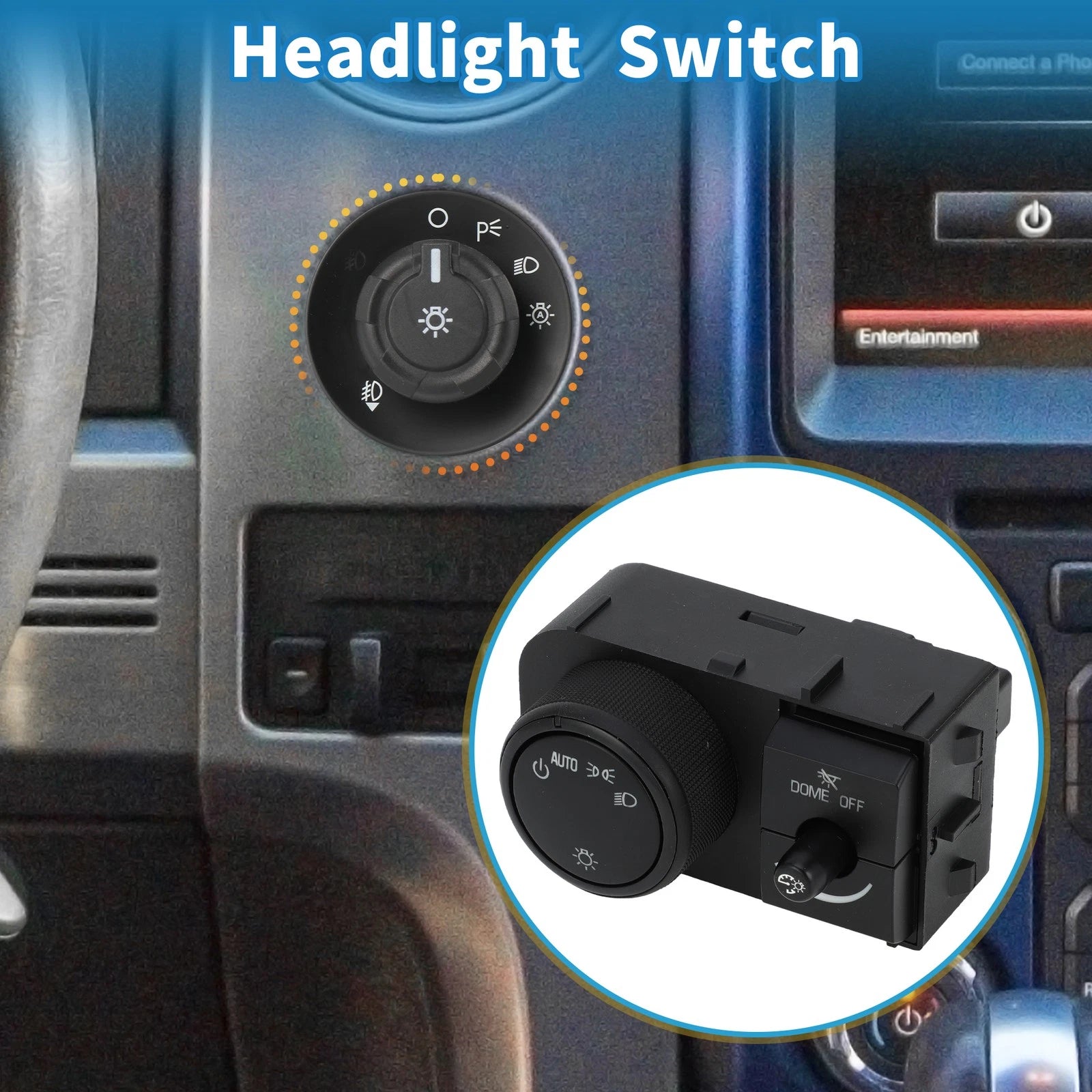 Fog Light Control Switch No. 25858708 for Cadillac Escalade (2008–2014)