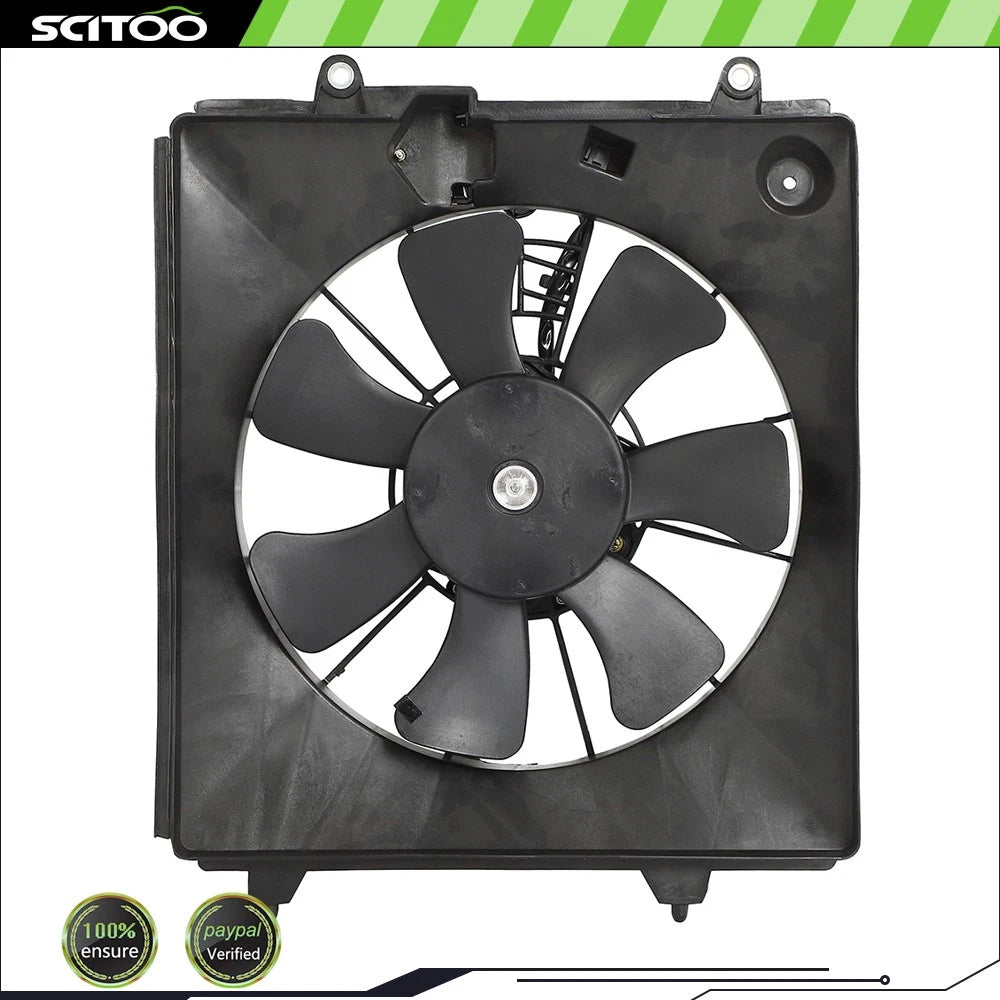 Condenser Cooling Fan for Honda CR-V 2010-2011 (2.4L L4, Passenger Side)