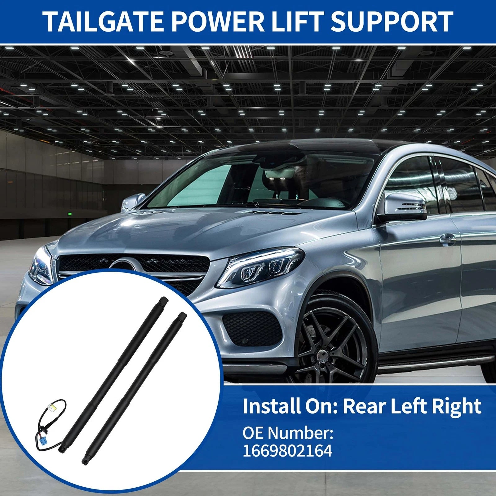 Rear Tailgate Power Lift Support for Mercedes-Benz W166 GLE300d (2016–2020) No.1669802164