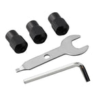 Set of 3 M8X0.75mm Drill Chuck Nuts for Rotary Tools