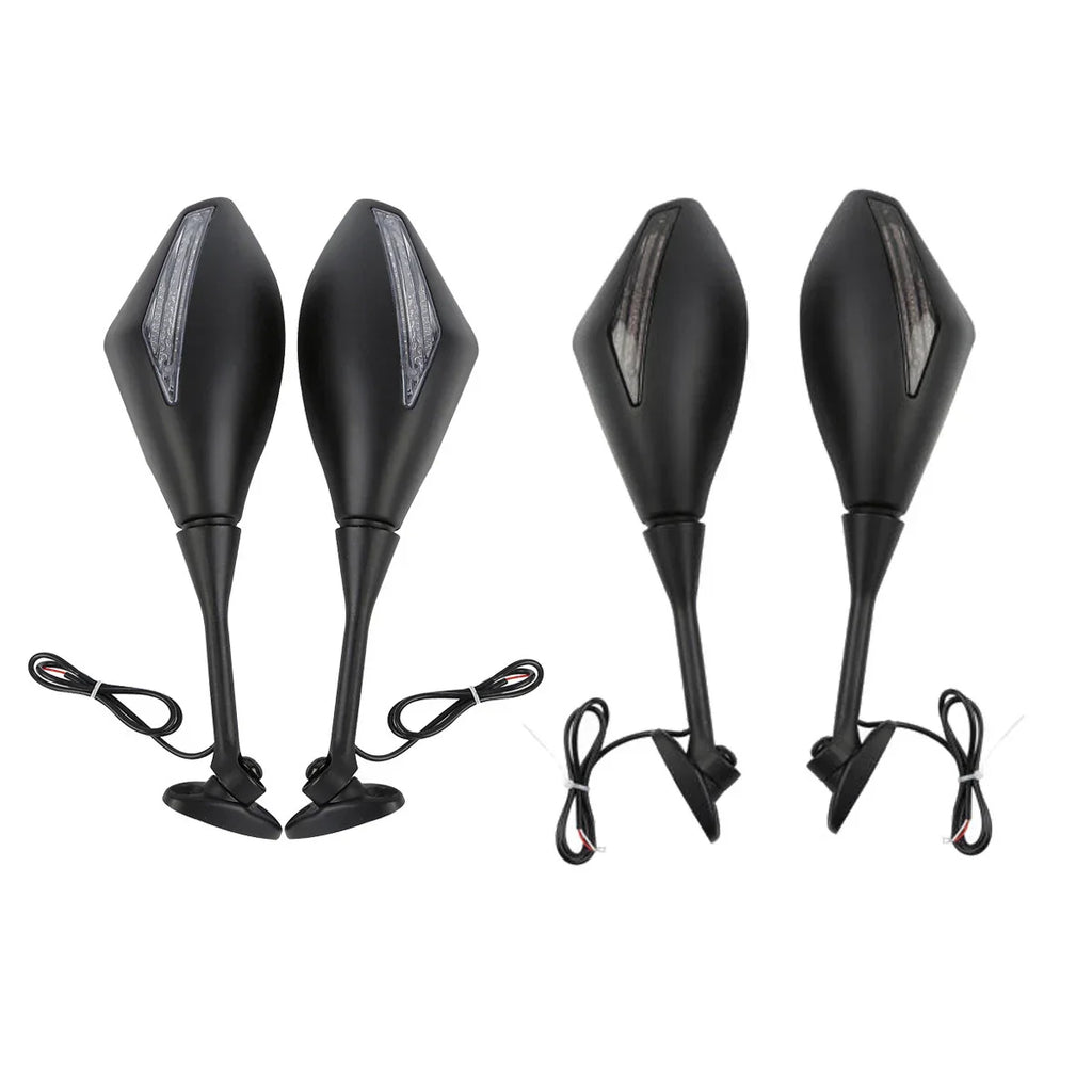 LED Turn Signal Mirrors for Honda CBR600RR (2003-2024) & CBR1000RR (2004-2007)