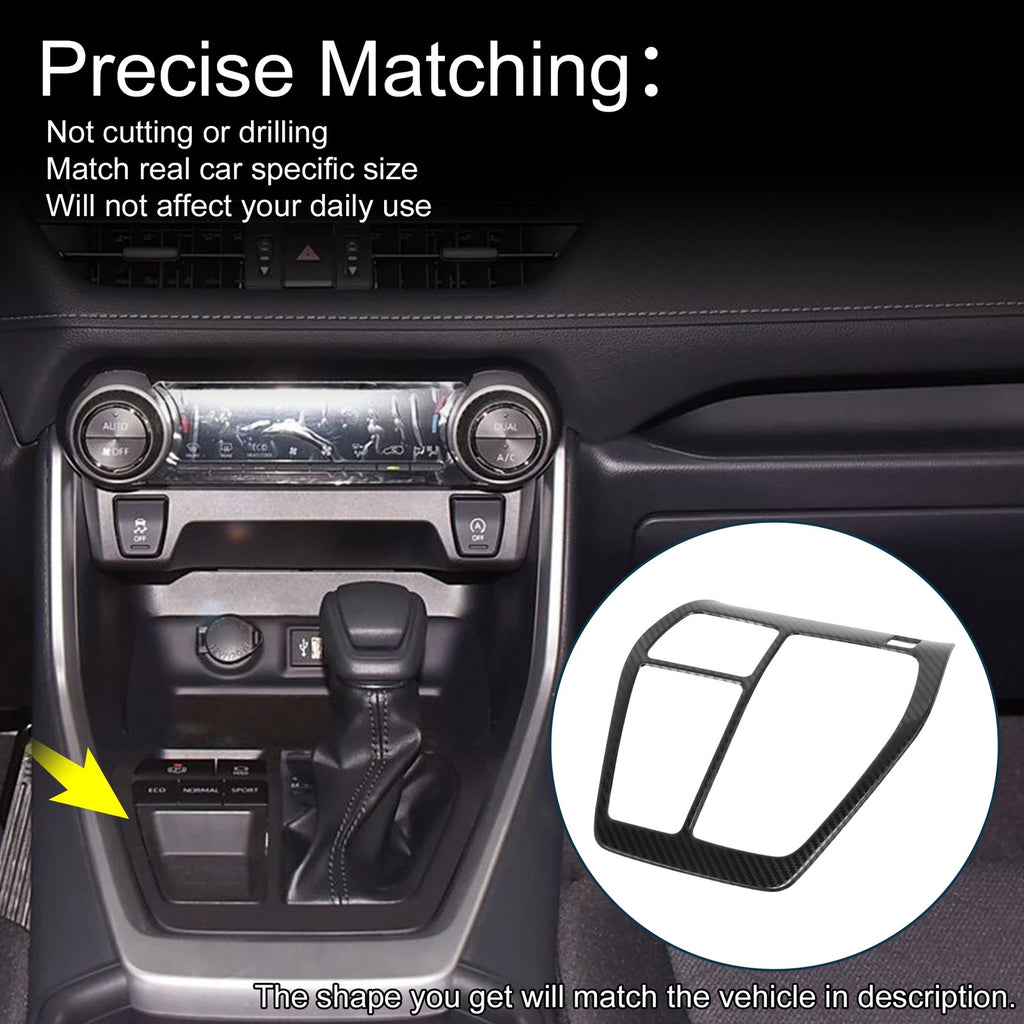 Stainless Steel Gear Shift Knob Cover for Toyota RAV4 (2019–2023)