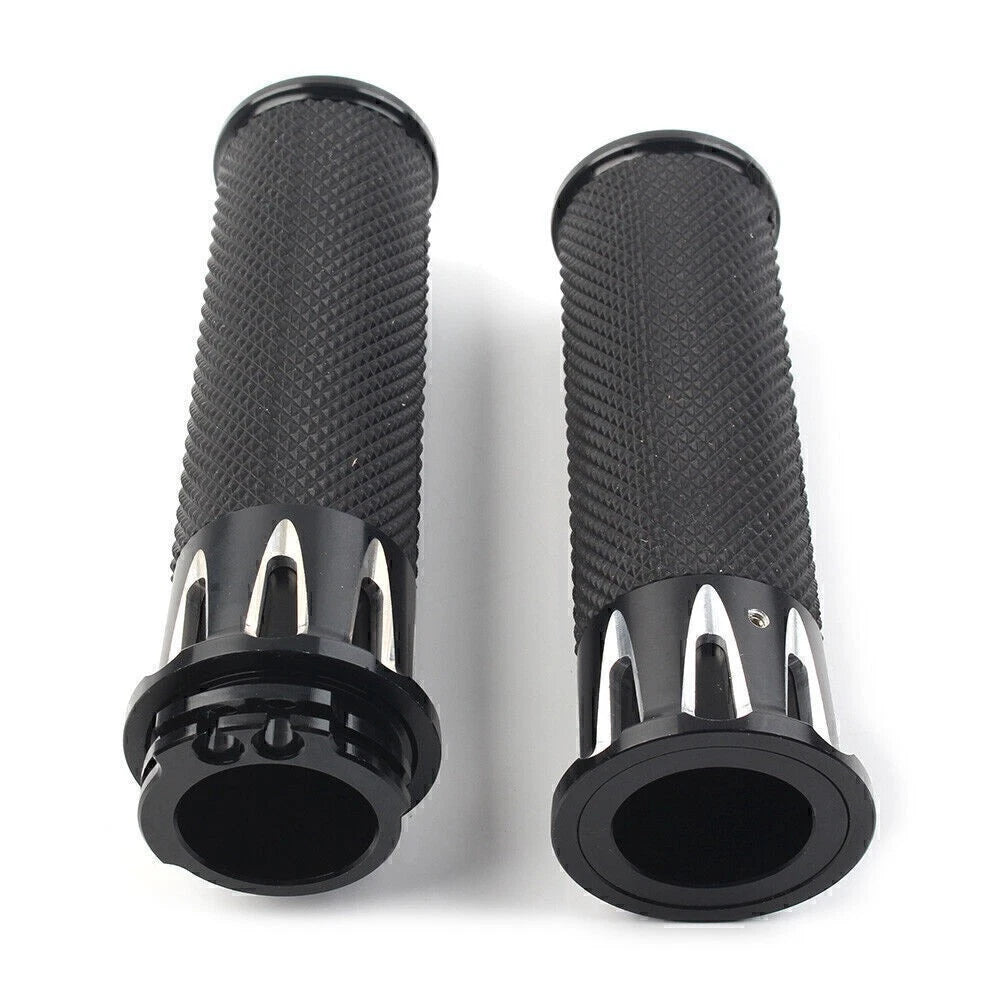 1" Handle Bar Hand Grips for Harley Sportster XL883 XL1200 (2004–2023) Black