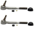 Set of 2 Inner Steering Tie Rod Ends for Cadillac Chevy GMC
