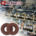 2X Oil Seal Rotary Shaft Seal for Various Models (22x48x10mm) FKM Rubber