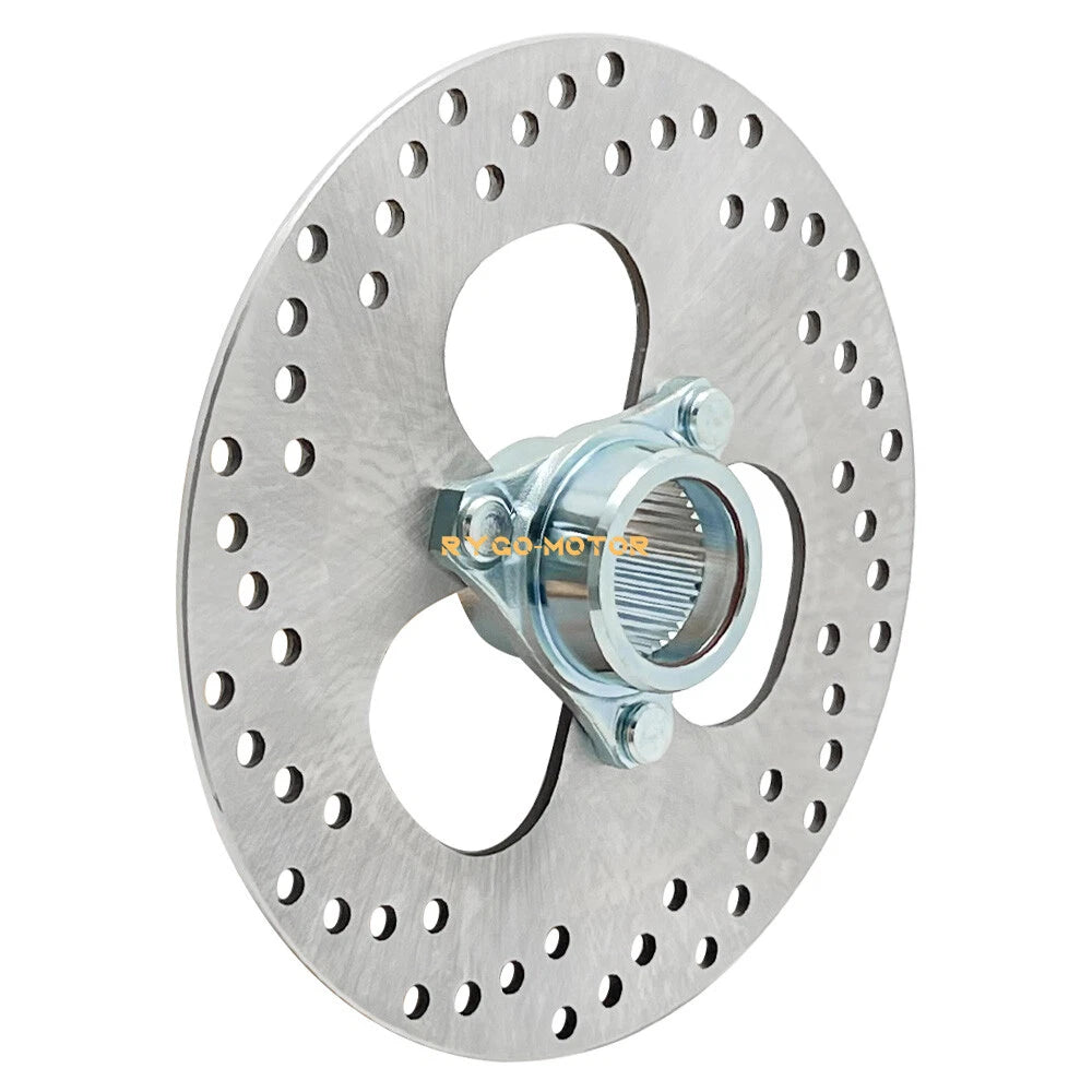 Rear Brake Rotor Disc & Flange Hub for Honda FourTrax 250 TRX250X (1987–1992)