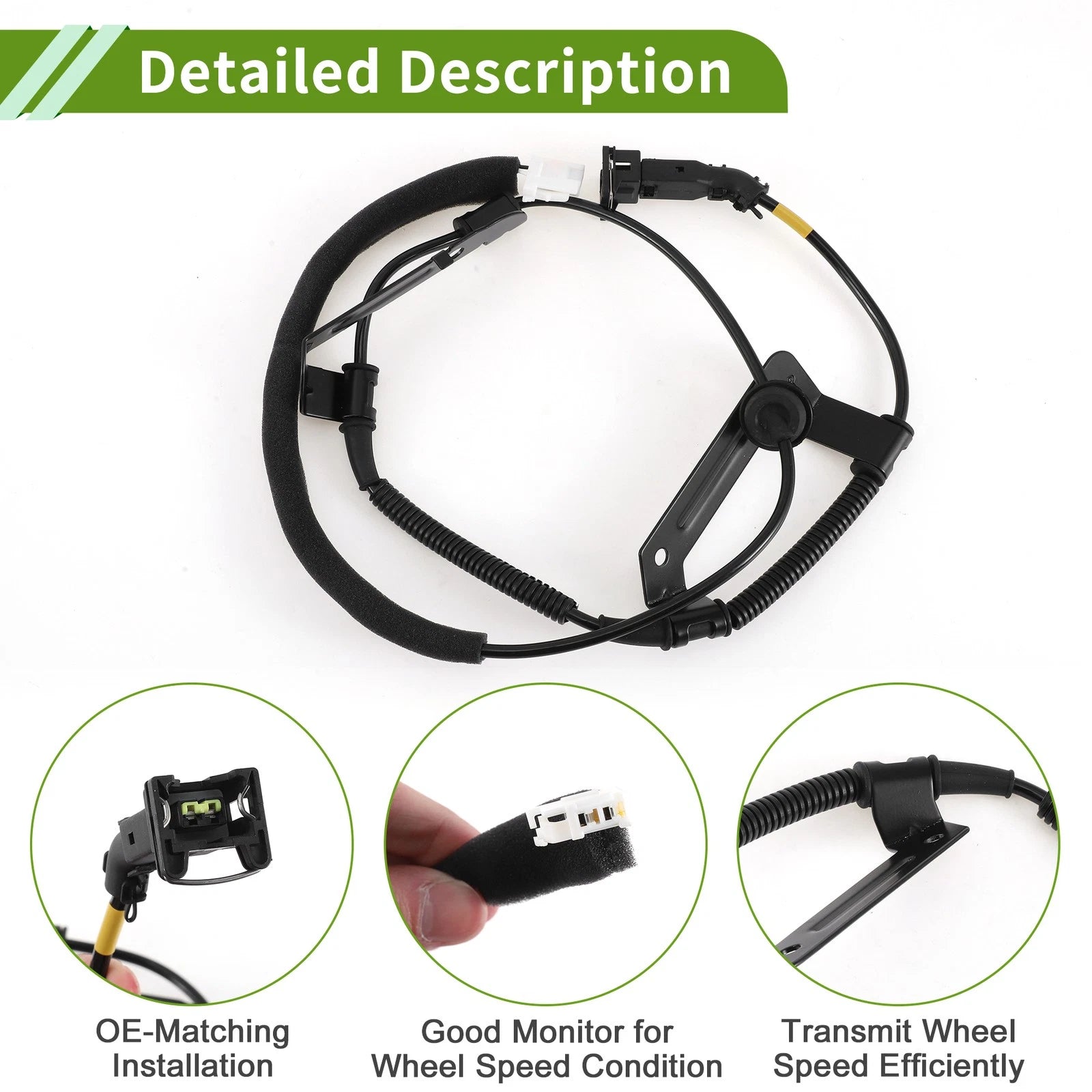 ABS Wheel Speed Sensor No. 919200W100 for Hyundai Santa Fe (2006–2012)
