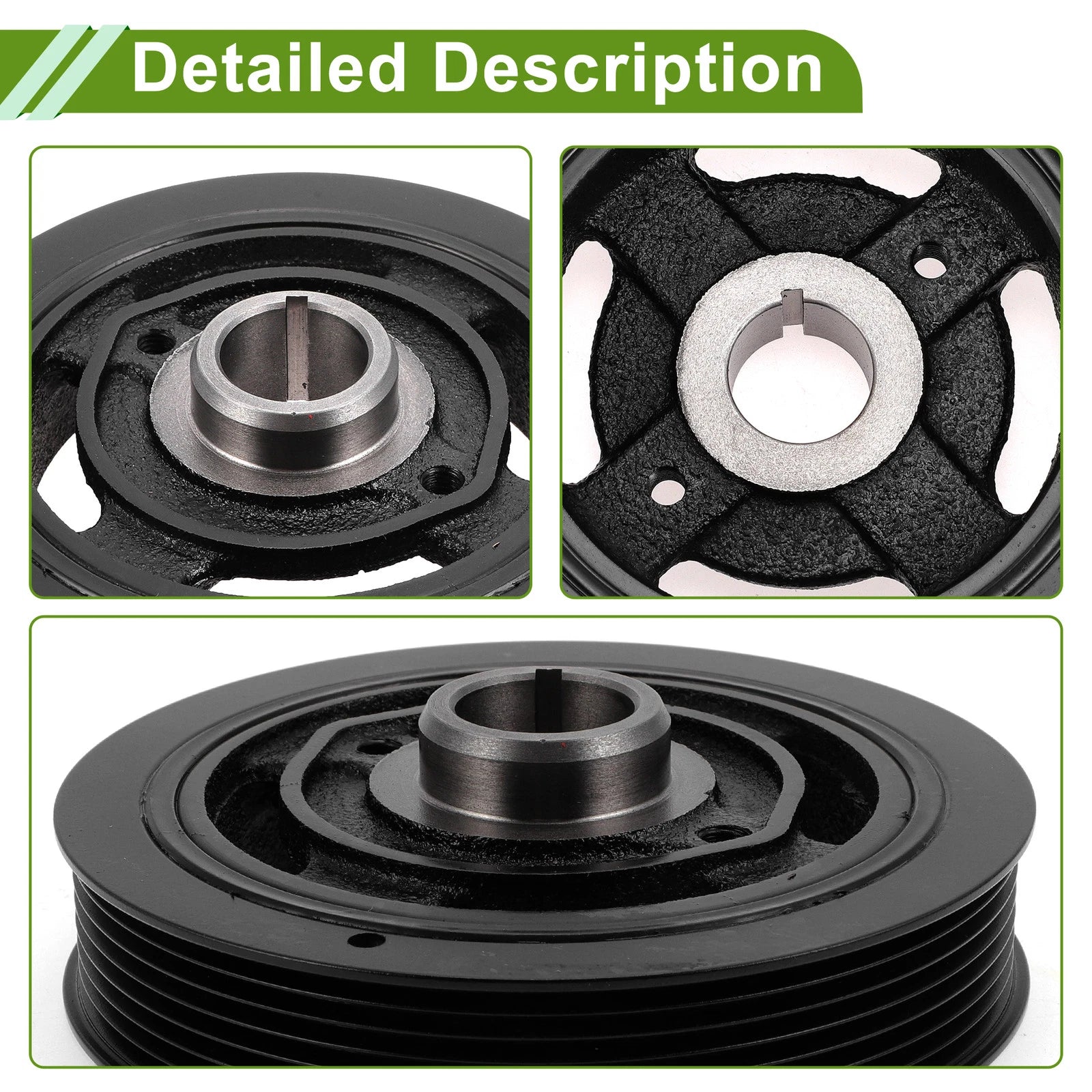 Engine Harmonic Balancer Crankshaft Pulley for Toyota RAV4 (2001–2008) No. 1347028020