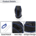 1 Pc Gear Shift Knob Cover for Subaru Impreza (2017–2023) Pebbled Black Blue