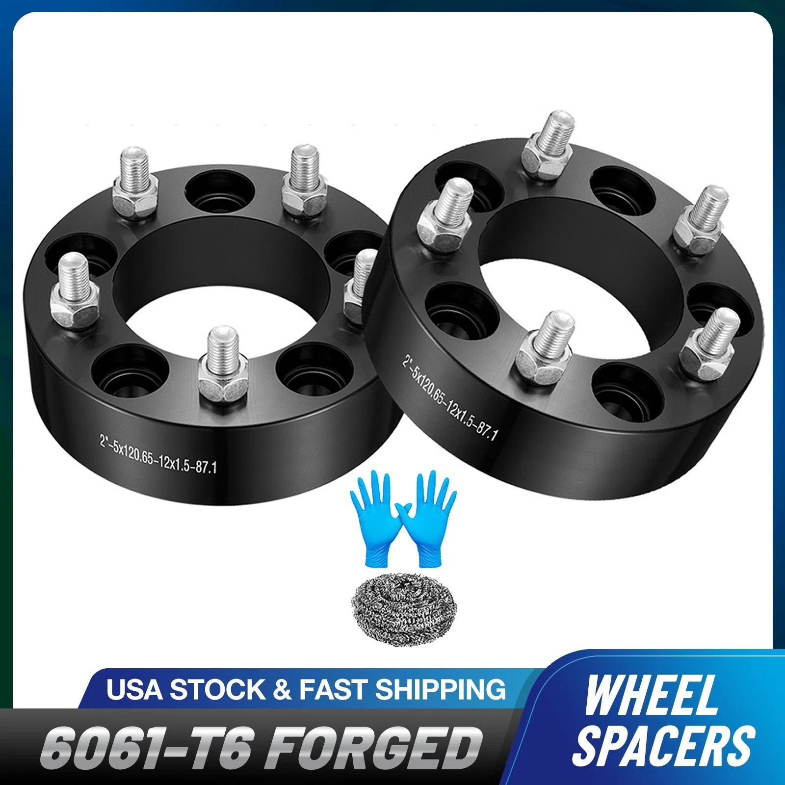 2X 2" Wheel Spacers for Chevrolet Corvette (2005–2007)