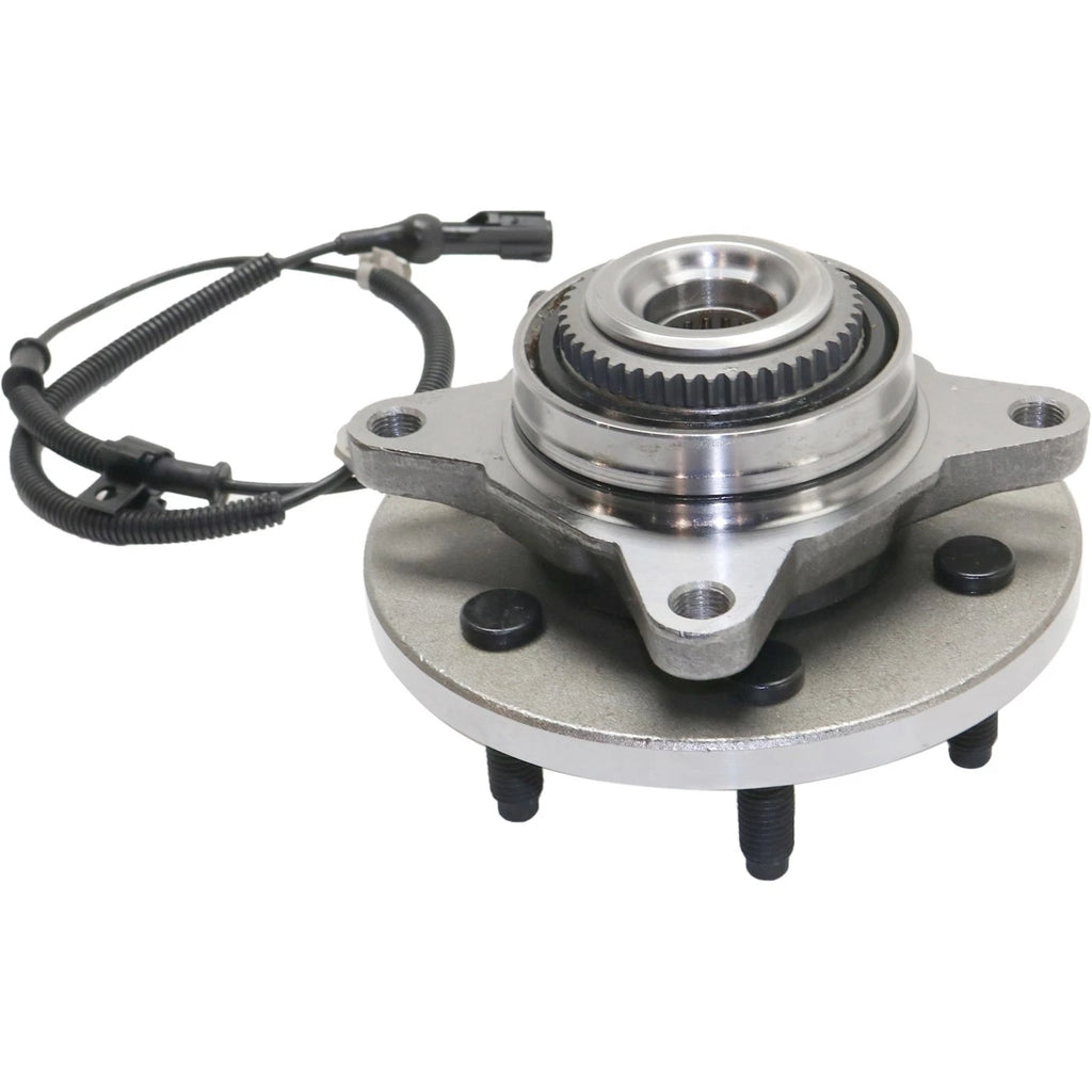 Set of 2 Wheel Hubs for Ford F-150 (2009–2010) Front 6 Lug with Bearing & Sensor