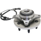 Set of 2 Wheel Hubs for Ford F-150 (2009–2010) Front 6 Lug with Bearing & Sensor