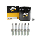 Wix Engine Oil Filter & NGK 6 Laser Iridium Spark Plugs for Camry Solara (1999–2003)