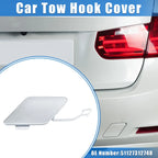 Rear Tow Hook Eye Cover Cap for BMW 3 (F30) 2012-2015 Silver Tone