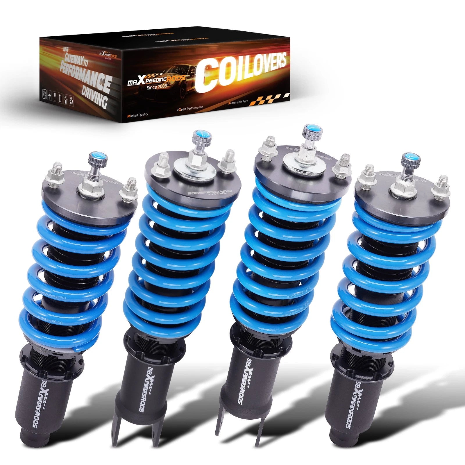 Set of 2 Coilovers for Honda Civic Integra (1992-2001)