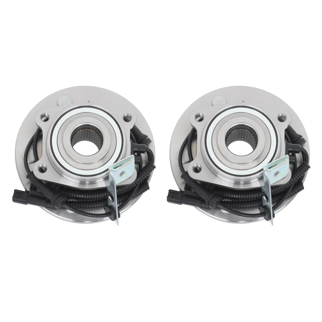 Pair Front Wheel Bearings and Hubs for Dodge Grand Caravan (2008-2020)