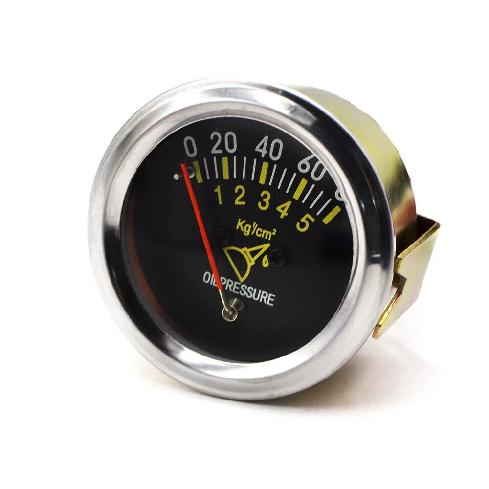 2" 52mm Mechanical Oil Pressure Gauge for Car SUV 0-80 PSI (Universal)