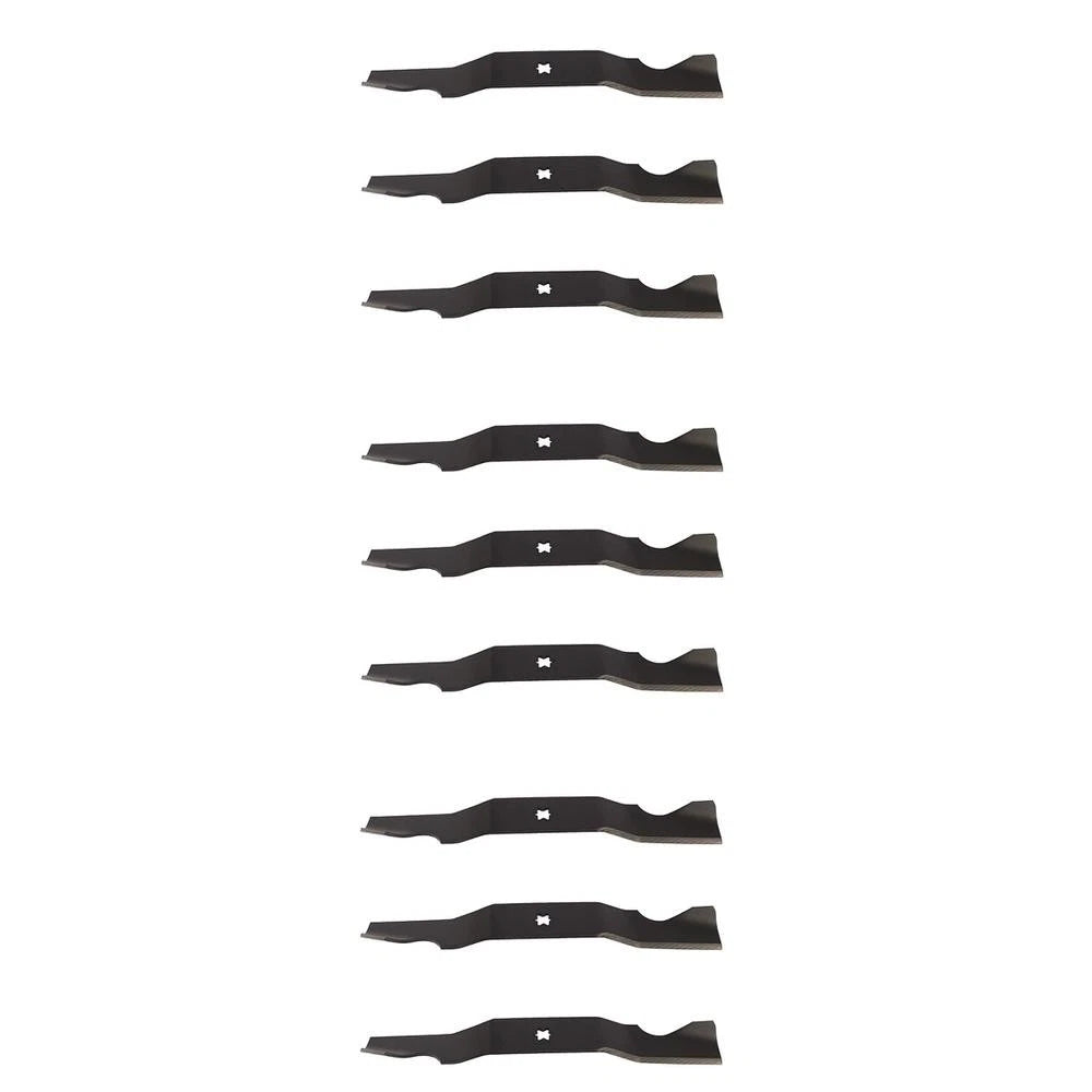 9 Pk Heavy Duty Blades 742-04053A 942-04053C for MTD Cub Cadet 50" (Fits)