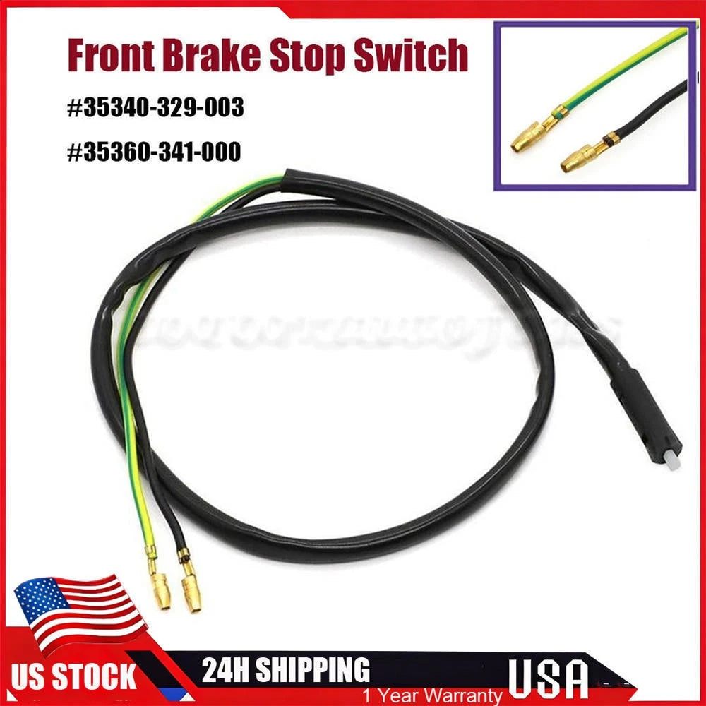 Front Brake Stop Switch Wiring Harness for Honda CT90 XL100 (1966–1979) 35360-341-000