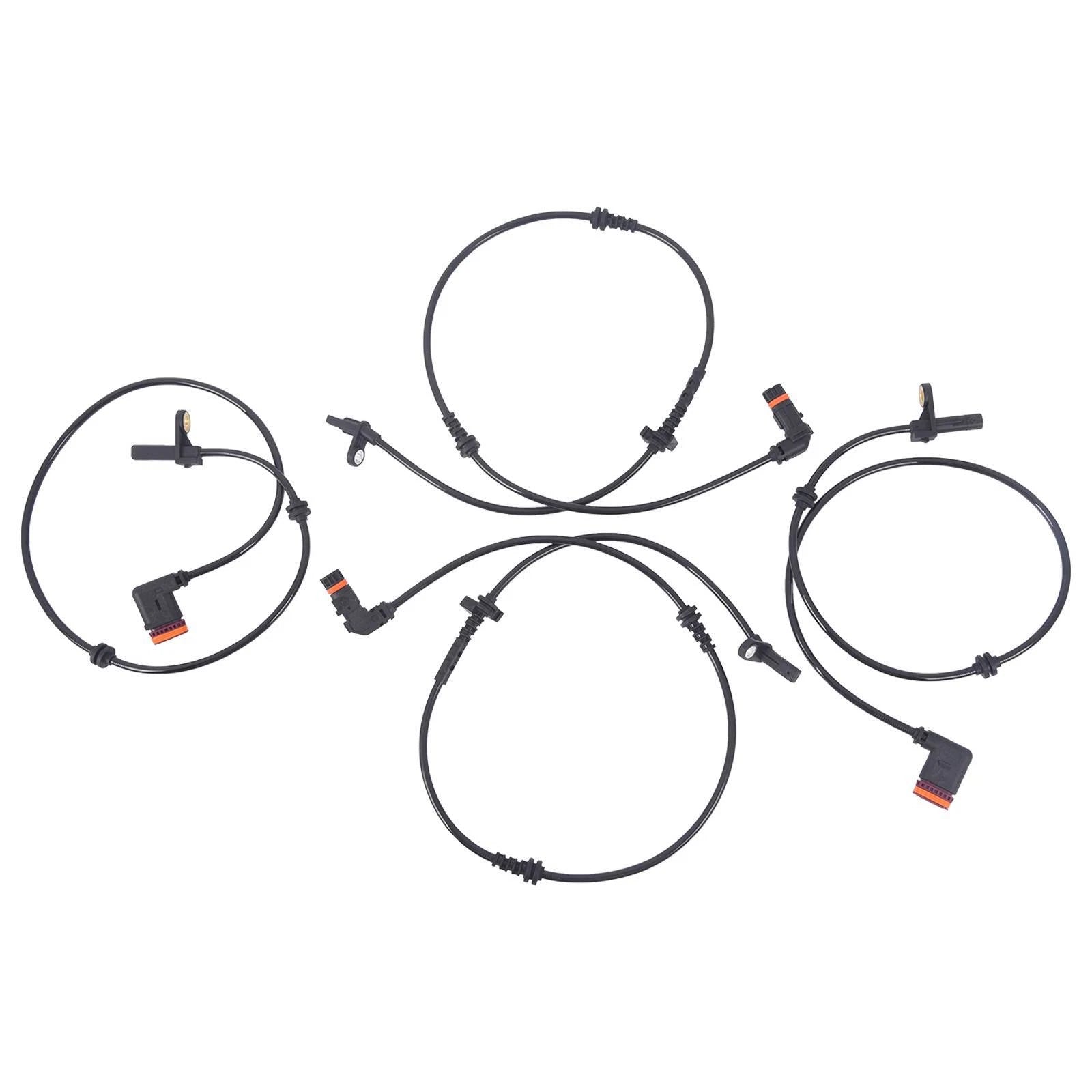 Set of 4 ABS Wheel Speed Sensors for Mercedes CL600 S65 AMG (2007–2010)