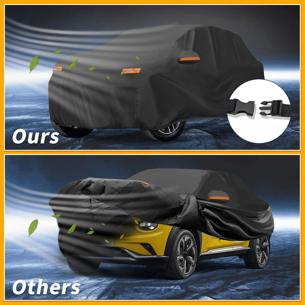 Waterproof Car Cover for Nissan Juke (2010–2019) 210D-PU with Zipper