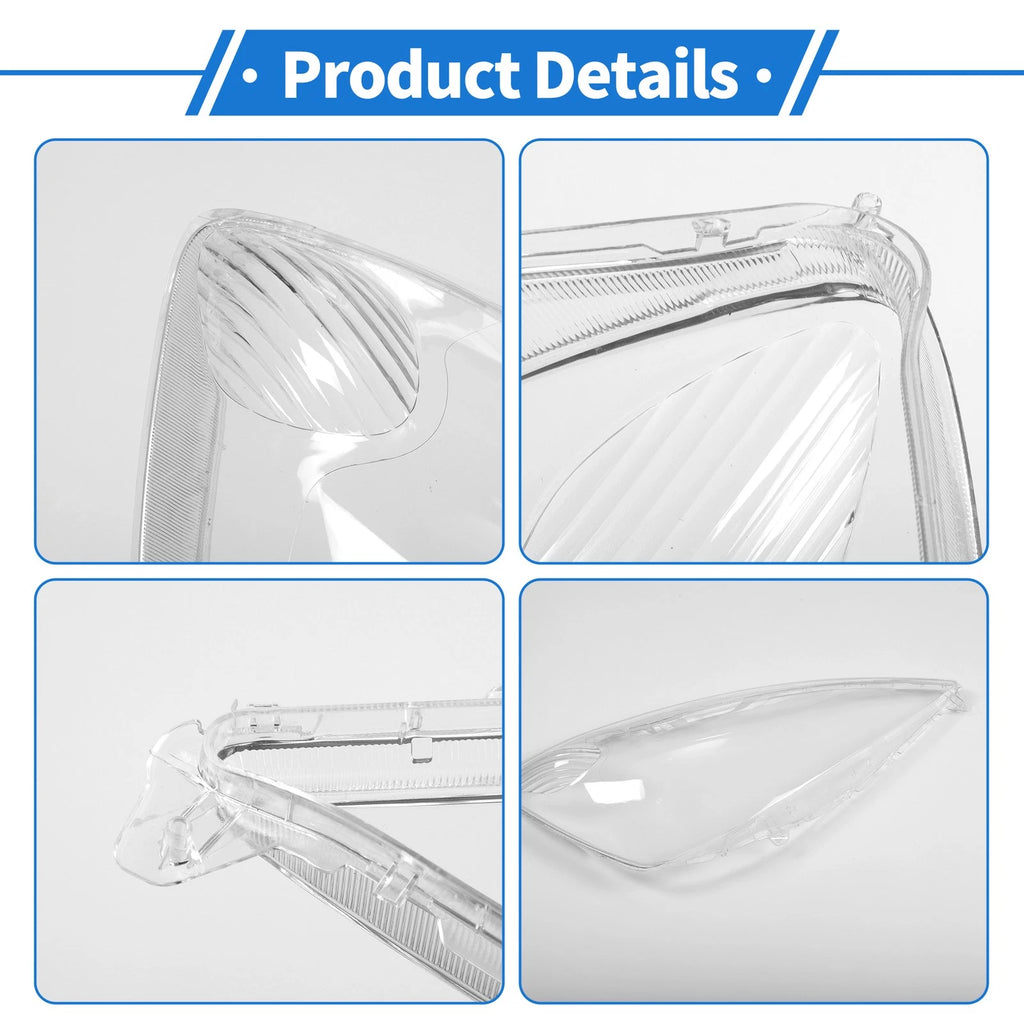 Headlight Lens Cover for Honda Fit (2009–2010) PC Clear