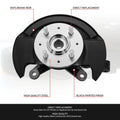 Front Left Driver Loaded Wheel Bearing Knuckle Assembly for Honda Civic (2003–2005)