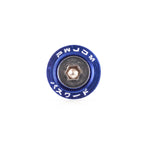 50Pcs Blue Billet Aluminum Fender Bumper Washer Dress Up Kit for JDM Vehicles