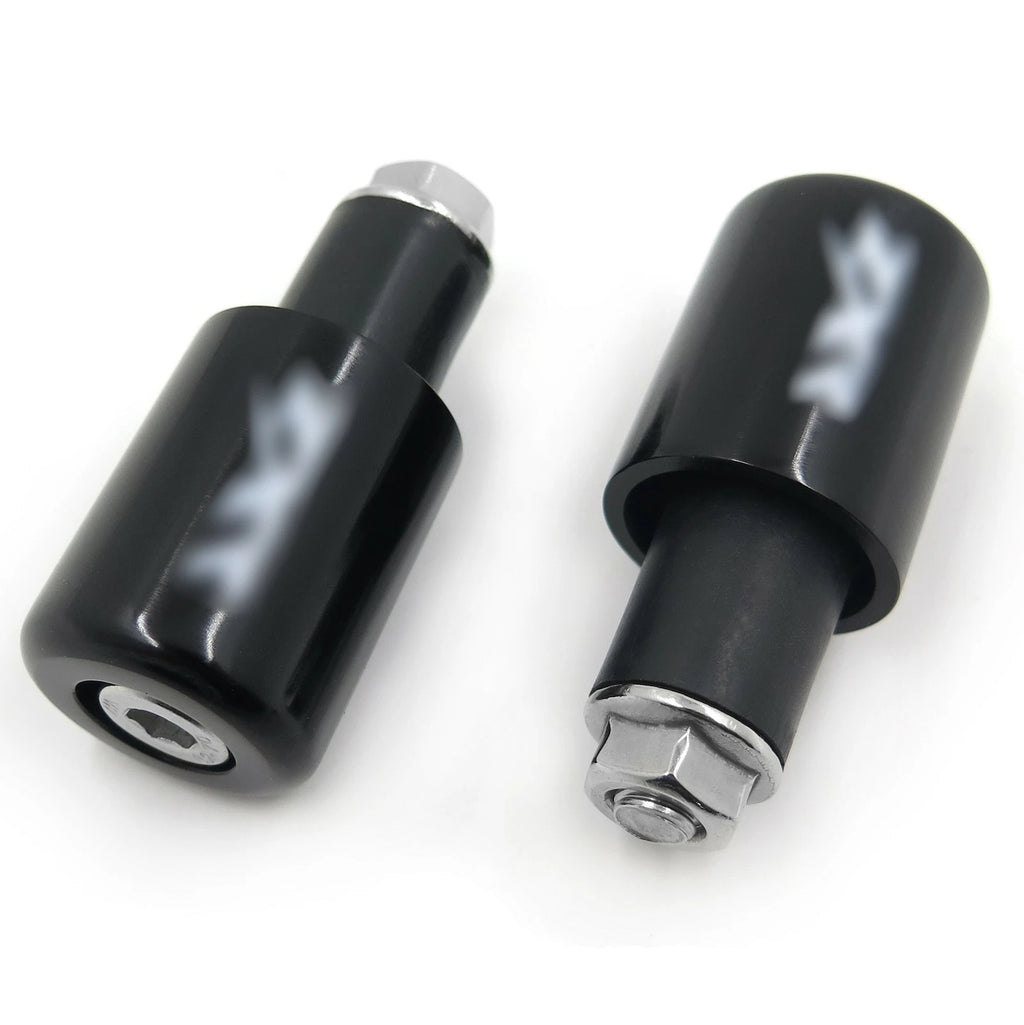 Bar Ends 2X Rubber Black for Kawasaki Ninja ZX7R (1996–2003) / ZRX1100 (1999–2000)
