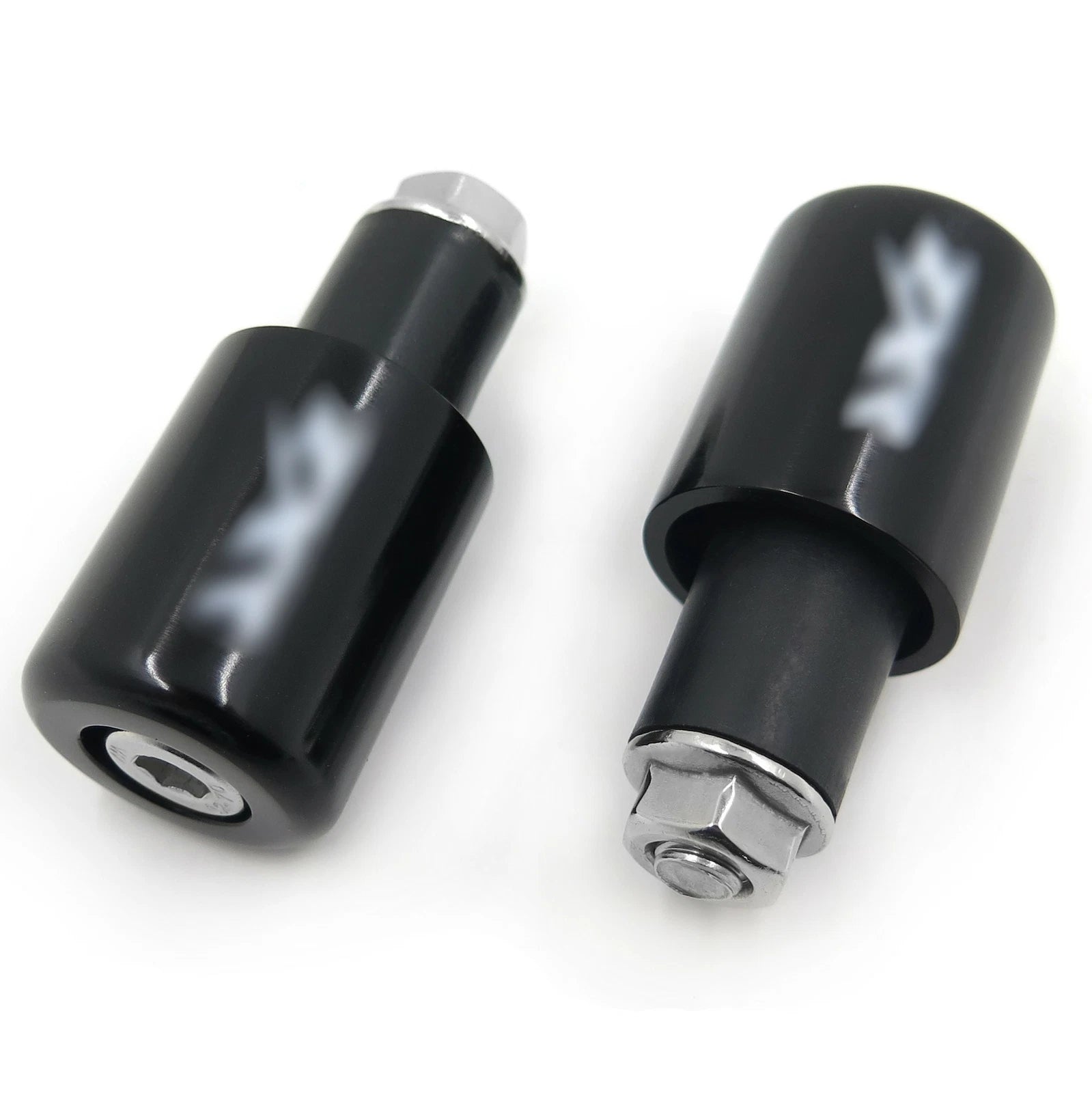 Bar Ends 2X Rubber Black for Kawasaki Ninja ZX7R (1996–2003) / ZRX1100 (1999–2000)
