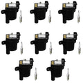 Set of 8 Ignition Coils & NGK Spark Plugs for Silverado 1500 Tahoe V8